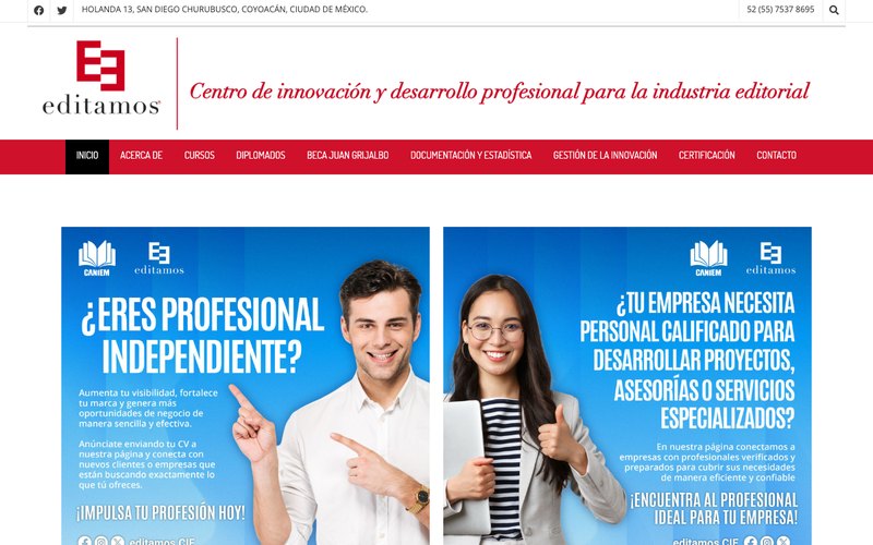 Sitio web de Editamos